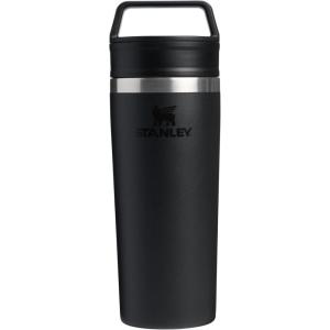 STANLEY Cafe To Go Travel Mug 16 oz | Leakproof Two-Part Drink Through Lid | Tumbler Cup for Coffee, Tea and Drinks | Insulated Stainless Steel Coffee Mug | BPA-Free | Daffodil(Black 2.0)
