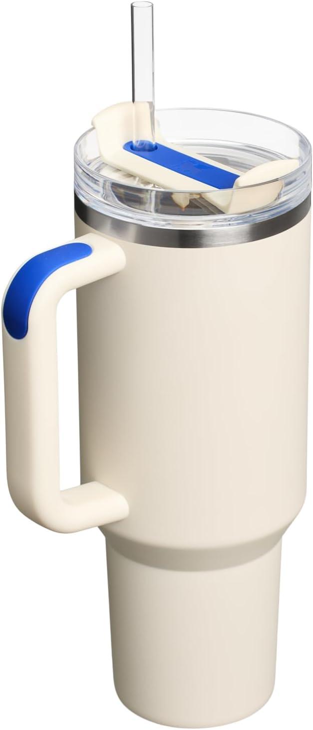 imageSTANLEY Quencher H20 FlowState Stainless SteelOasis Cream Royal