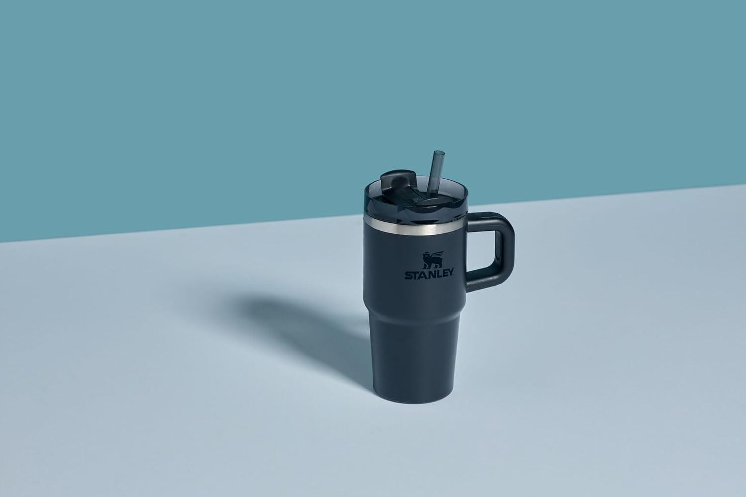 imageSTANLEY Quencher H20 Tumbler with Handle and Straw 30 oz Flowstate 3Position Lid Cup Holder Compatible for Travel Insulated Stainless Steel Cup BPAFree Soft OrchidBlack 20