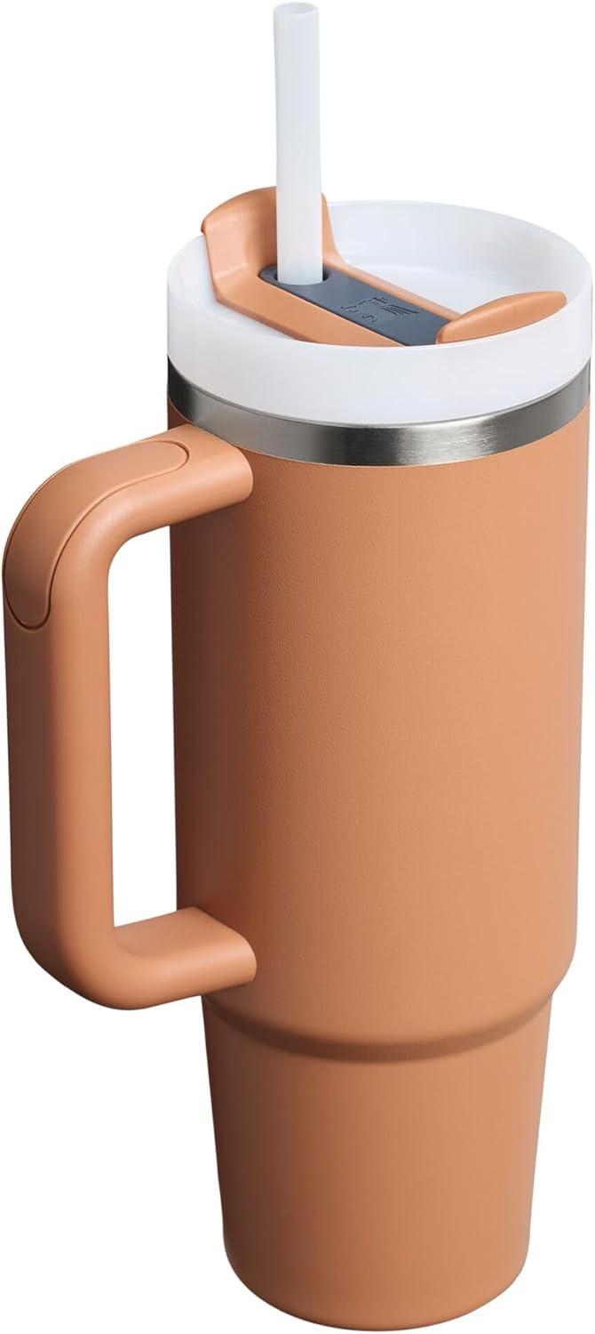 imageSTANLEY Quencher H20 Tumbler with Handle and Straw 30 oz Flowstate 3Position Lid Cup Holder Compatible for Travel Insulated Stainless Steel Cup BPAFree Spring GreenToast