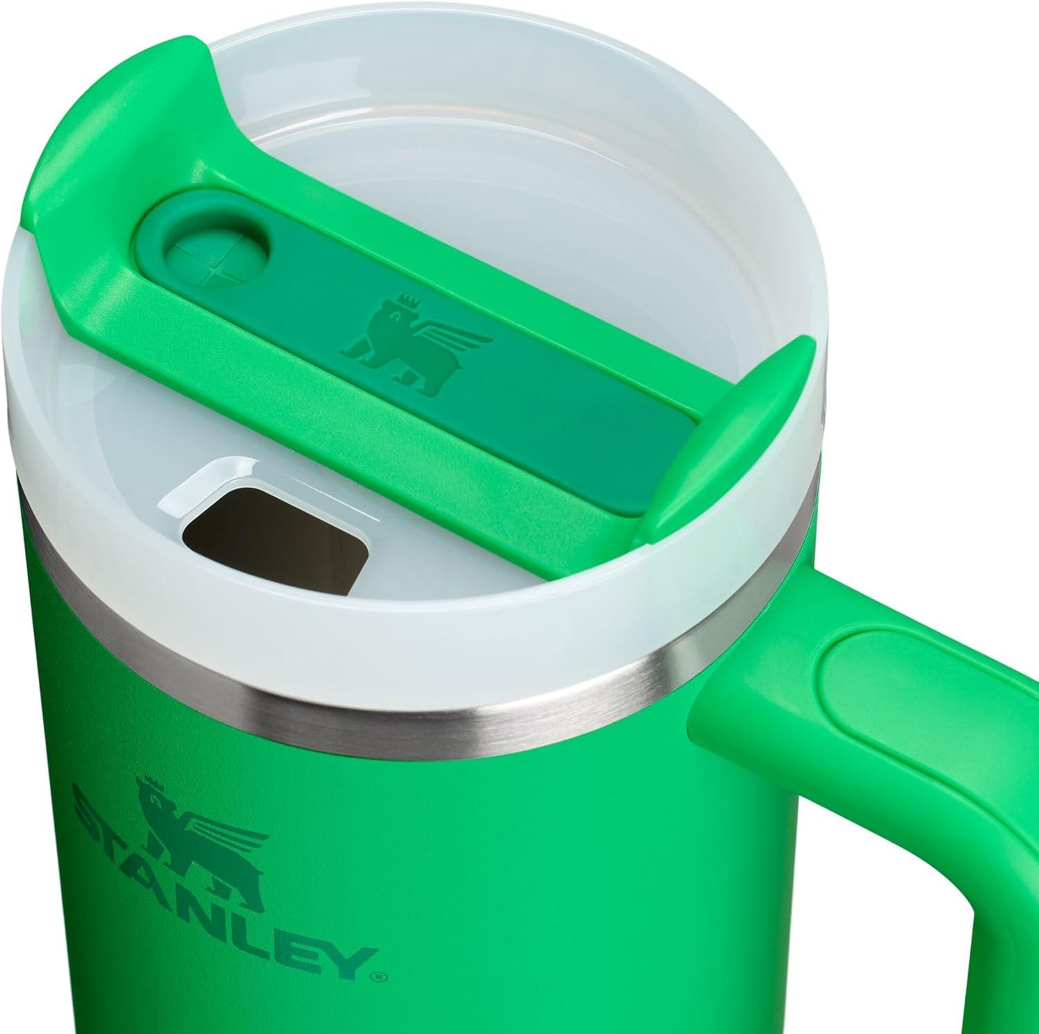 imageSTANLEY Quencher H20 Tumbler with Handle and Straw 30 oz Flowstate 3Position Lid Cup Holder Compatible for Travel Insulated Stainless Steel Cup BPAFree Soft OrchidMeadow