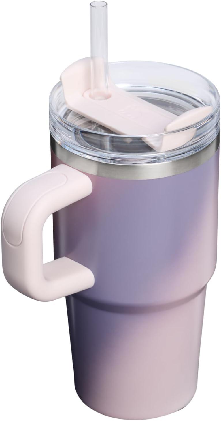 imageSTANLEY Quencher H20 Tumbler with Handle and Straw 30 oz Flowstate 3Position Lid Cup Holder Compatible for Travel Insulated Stainless Steel Cup BPAFree Soft OrchidDawn Spiral