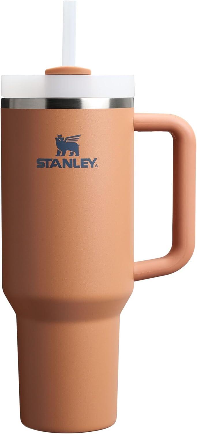 imageSTANLEY Quencher H20 Tumbler with Handle and Straw 30 oz Flowstate 3Position Lid Cup Holder Compatible for Travel Insulated Stainless Steel Cup BPAFree Soft OrchidToast