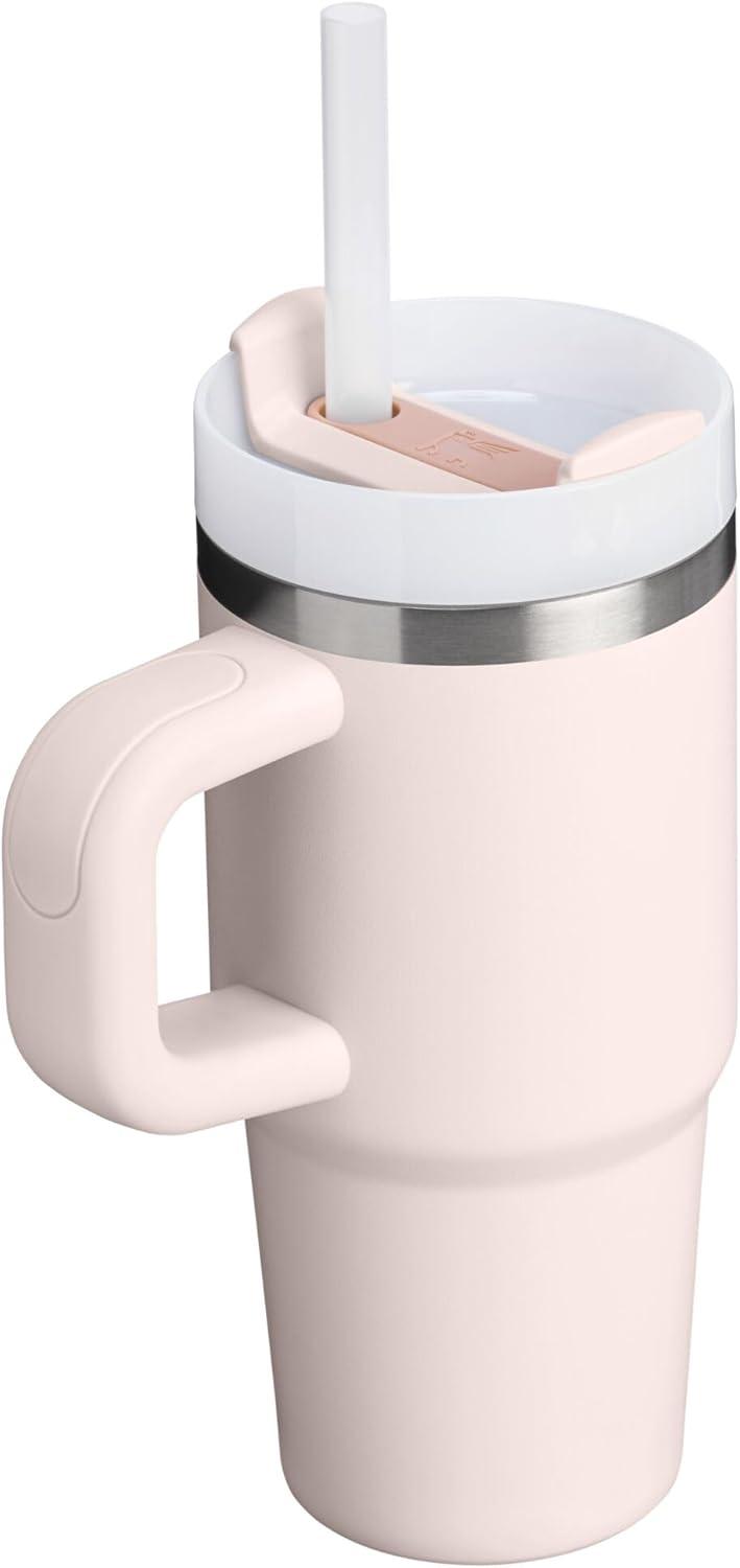 imageSTANLEY Quencher H20 Tumbler with Handle and Straw 30 oz Flowstate 3Position Lid Cup Holder Compatible for Travel Insulated Stainless Steel Cup BPAFree Soft OrchidRose Quartz 20