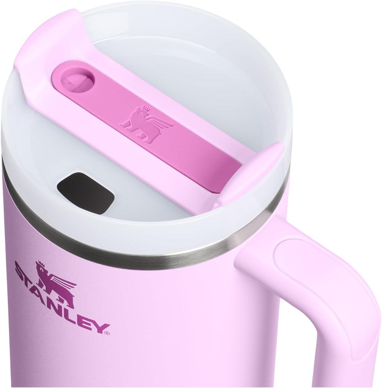 imageSTANLEY Quencher H20 Tumbler with Handle and Straw 30 oz Flowstate 3Position Lid Cup Holder Compatible for Travel Insulated Stainless Steel Cup BPAFree Soft OrchidSoft Orchid