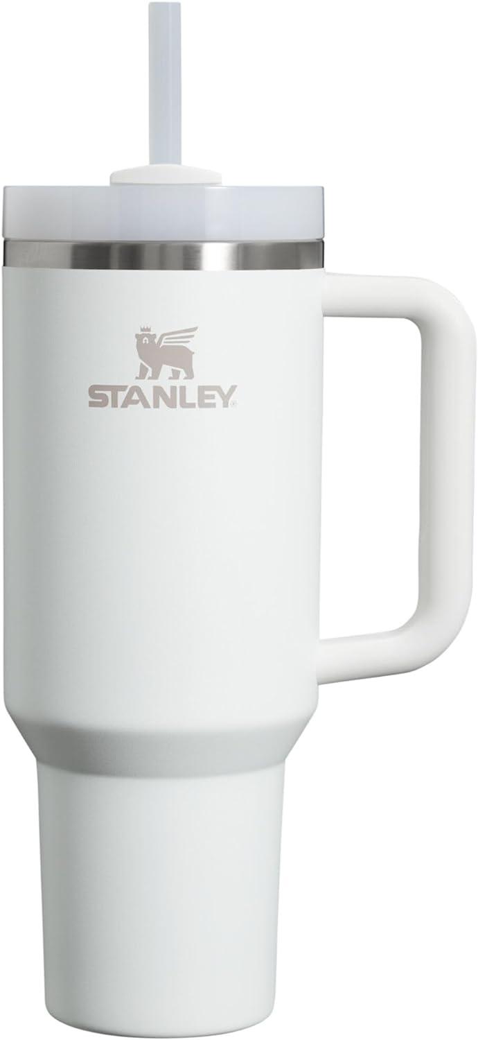 imageSTANLEY Quencher H20 Tumbler with Handle and Straw 30 oz Flowstate 3Position Lid Cup Holder Compatible for Travel Insulated Stainless Steel Cup BPAFree Soft OrchidFrost