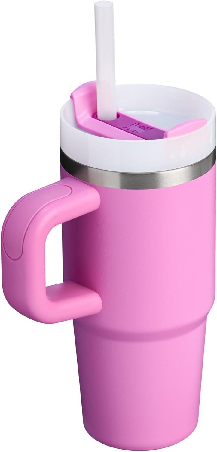 imageSTANLEY Quencher H20 Tumbler with Handle and Straw 30 oz Flowstate 3Position Lid Cup Holder Compatible for Travel Insulated Stainless Steel Cup BPAFree Soft OrchidPeony