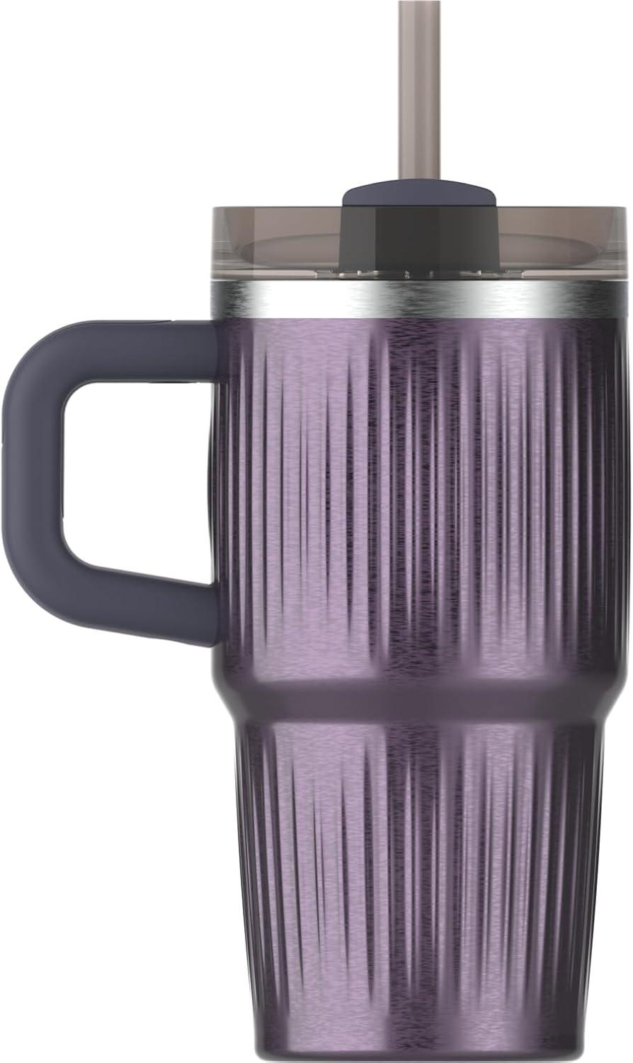 imageSTANLEY Quencher H20 Tumbler with Handle and Straw 30 oz Flowstate 3Position Lid Cup Holder Compatible for Travel Insulated Stainless Steel Cup BPAFree Spring GreenFluted Wisteria Shine
