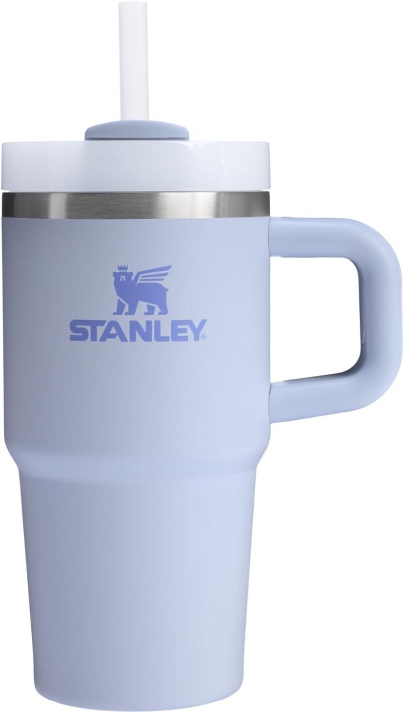 imageSTANLEY Quencher H20 Tumbler with Handle and Straw 30 oz Flowstate 3Position Lid Cup Holder Compatible for Travel Insulated Stainless Steel Cup BPAFree Spring GreenDew Drop