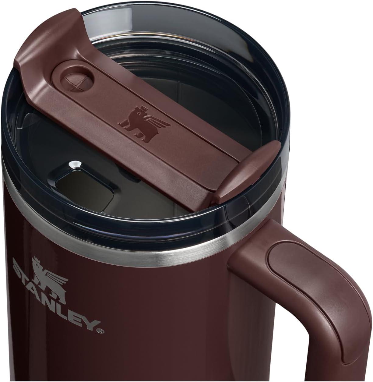 imageSTANLEY The Quencher H20 FlowState Tumbler Box 30 oz 089 L Slate Blue DriftMahogany Gloss