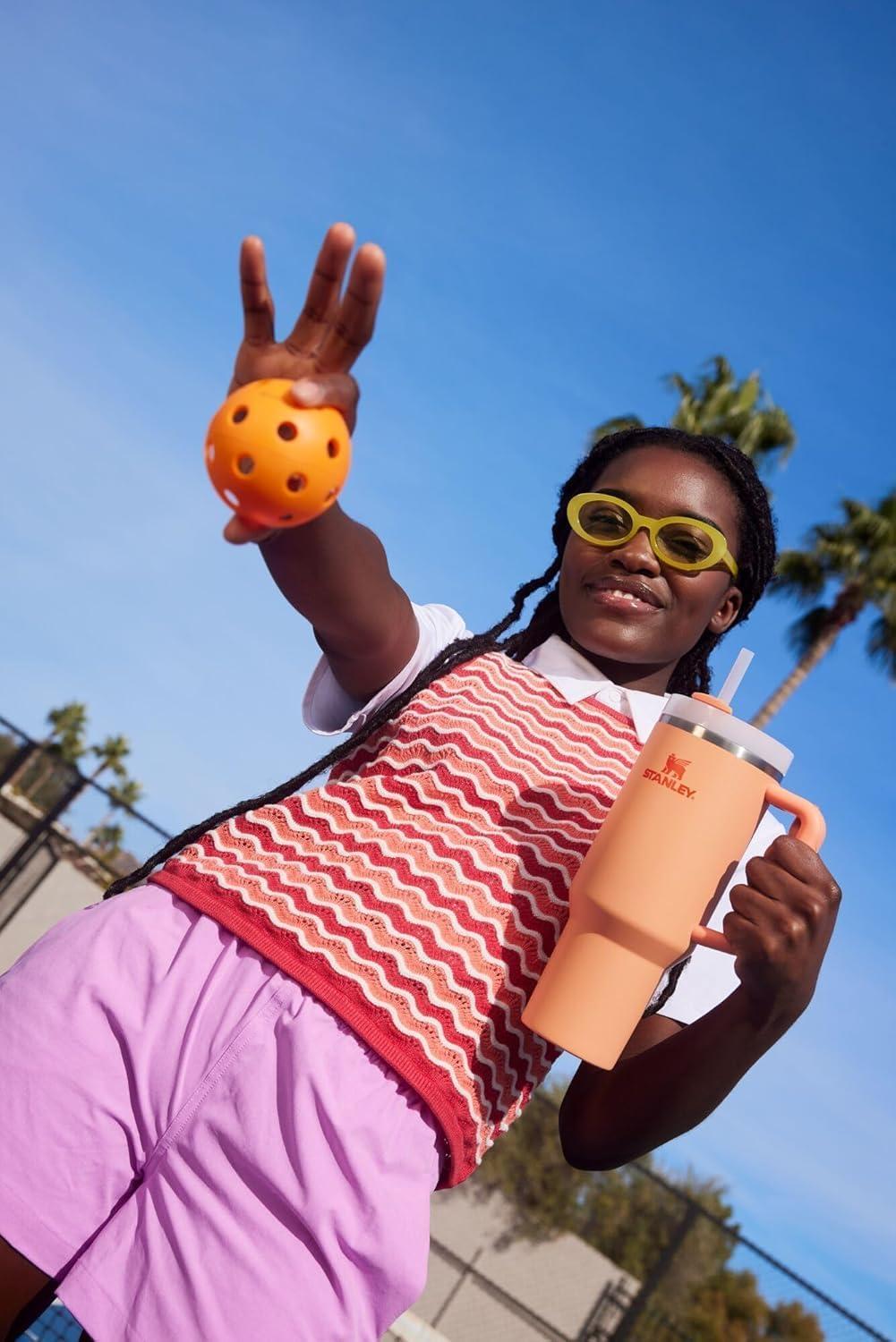 imageSTANLEY The Quencher H20 FlowState Tumbler Box 30 oz 089 L Slate Blue DriftNectarine