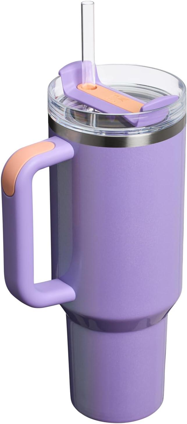 imageSTANLEY The Quencher H20 FlowState Tumbler Box 30 oz 089 L Slate Blue DriftPeriwinkle Shimmer