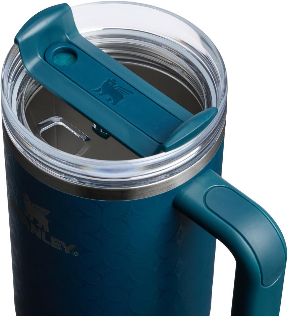 imageSTANLEY The Quencher H20 FlowState Tumbler Box 30 oz 089 L Slate Blue DriftPonderosa Star