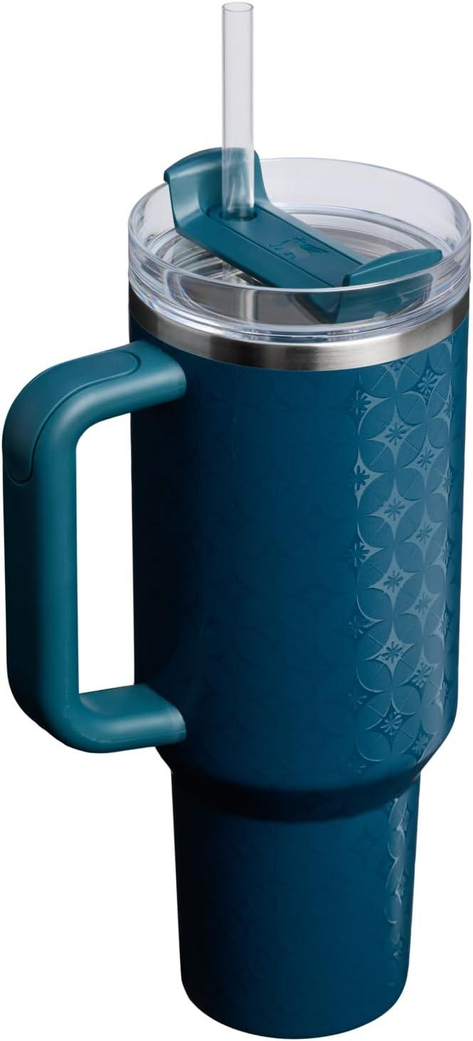 imageSTANLEY The Quencher H20 FlowState Tumbler Box 30 oz 089 L Slate Blue DriftPonderosa Star