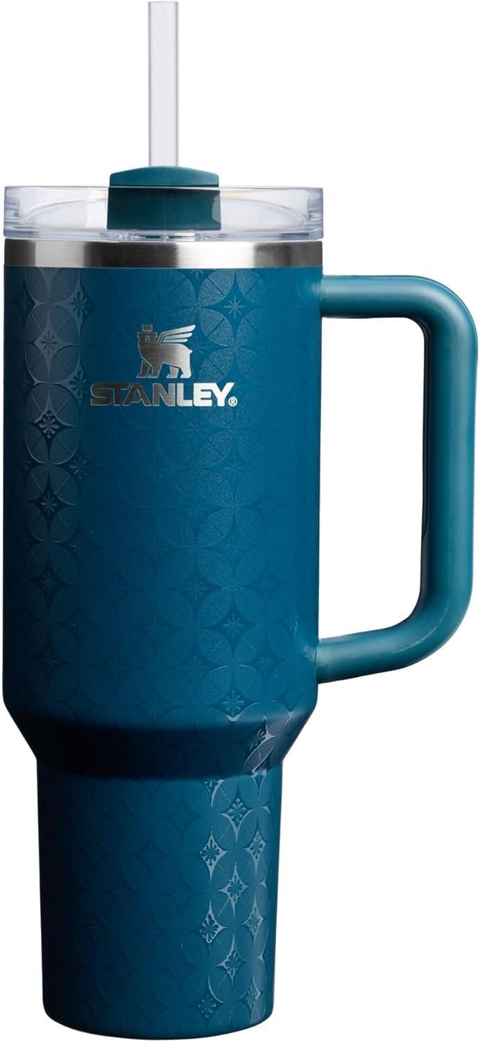 imageSTANLEY The Quencher H20 FlowState Tumbler Box 30 oz 089 L Slate Blue DriftPonderosa Star