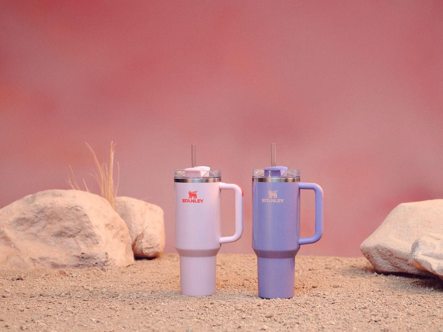 imageSTANLEY The Quencher H20 FlowState Tumbler Box 30 oz 089 L Slate Blue DriftRose Petal Shimmer