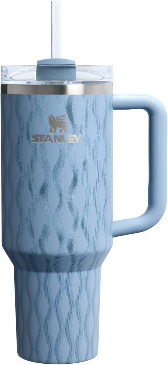 imageSTANLEY The Quencher H20 FlowState Tumbler Box 30 oz 089 L Slate Blue DriftSlate Blue Drift