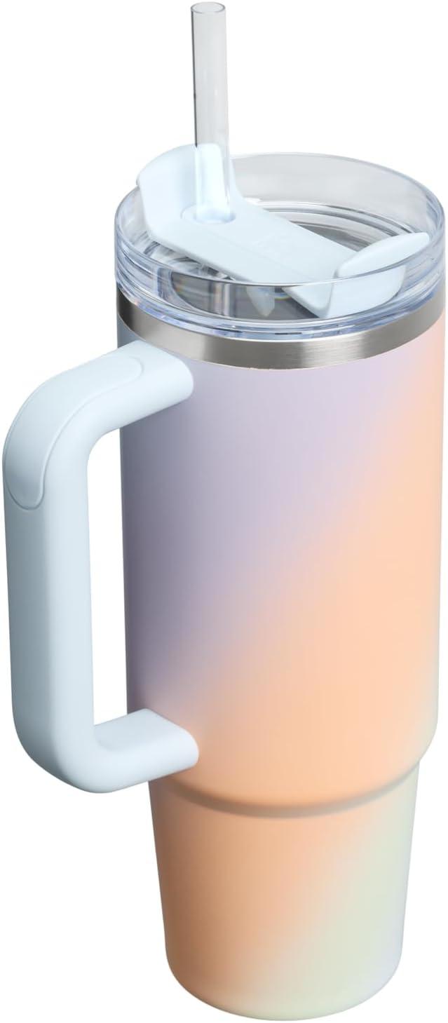 imageSTANLEY The Quencher H20 FlowState Tumbler Box 30 oz 089 L Slate Blue DriftSunrise Spiral