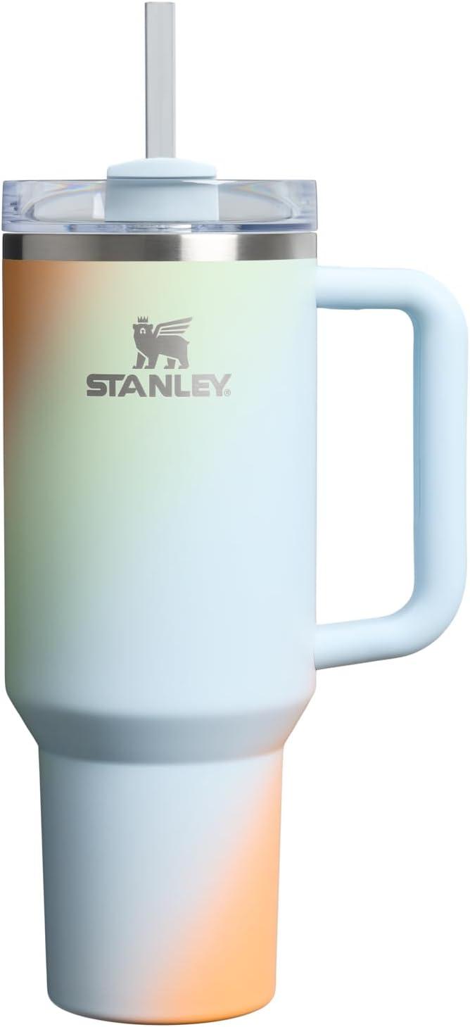 imageSTANLEY The Quencher H20 FlowState Tumbler Box 30 oz 089 L Slate Blue DriftSunrise Spiral