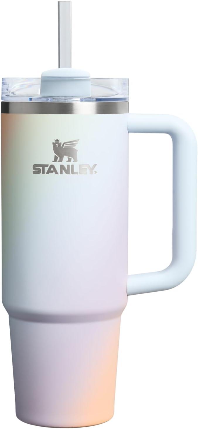 imageSTANLEY The Quencher H20 FlowState Tumbler Box 30 oz 089 L Slate Blue DriftSunrise Spiral