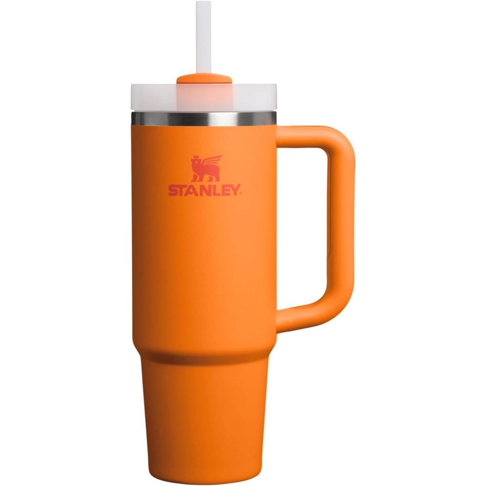 imageSTANLEY Quencher H20 FlowState Stainless SteelGoldenrod Coral