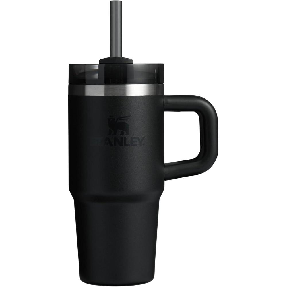 imageSTANLEY Quencher H20 Tumbler with Handle and Straw 30 oz Flowstate 3Position Lid Cup Holder Compatible for Travel Insulated Stainless Steel Cup BPAFree Soft OrchidBlack 20
