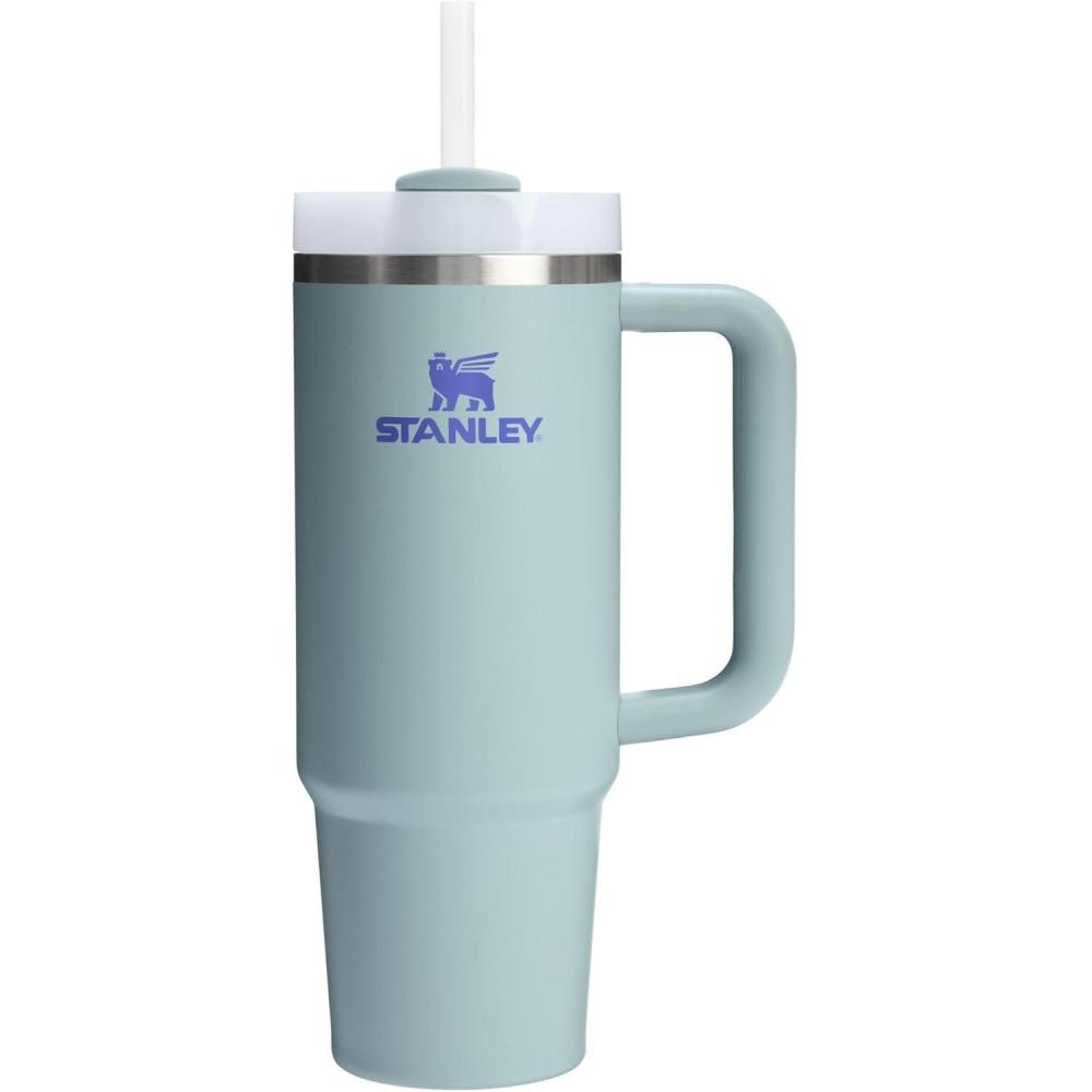 imageSTANLEY The Quencher H20 FlowState Tumbler Box 30 oz 089 L Slate Blue DriftExclusive Blue Cactus