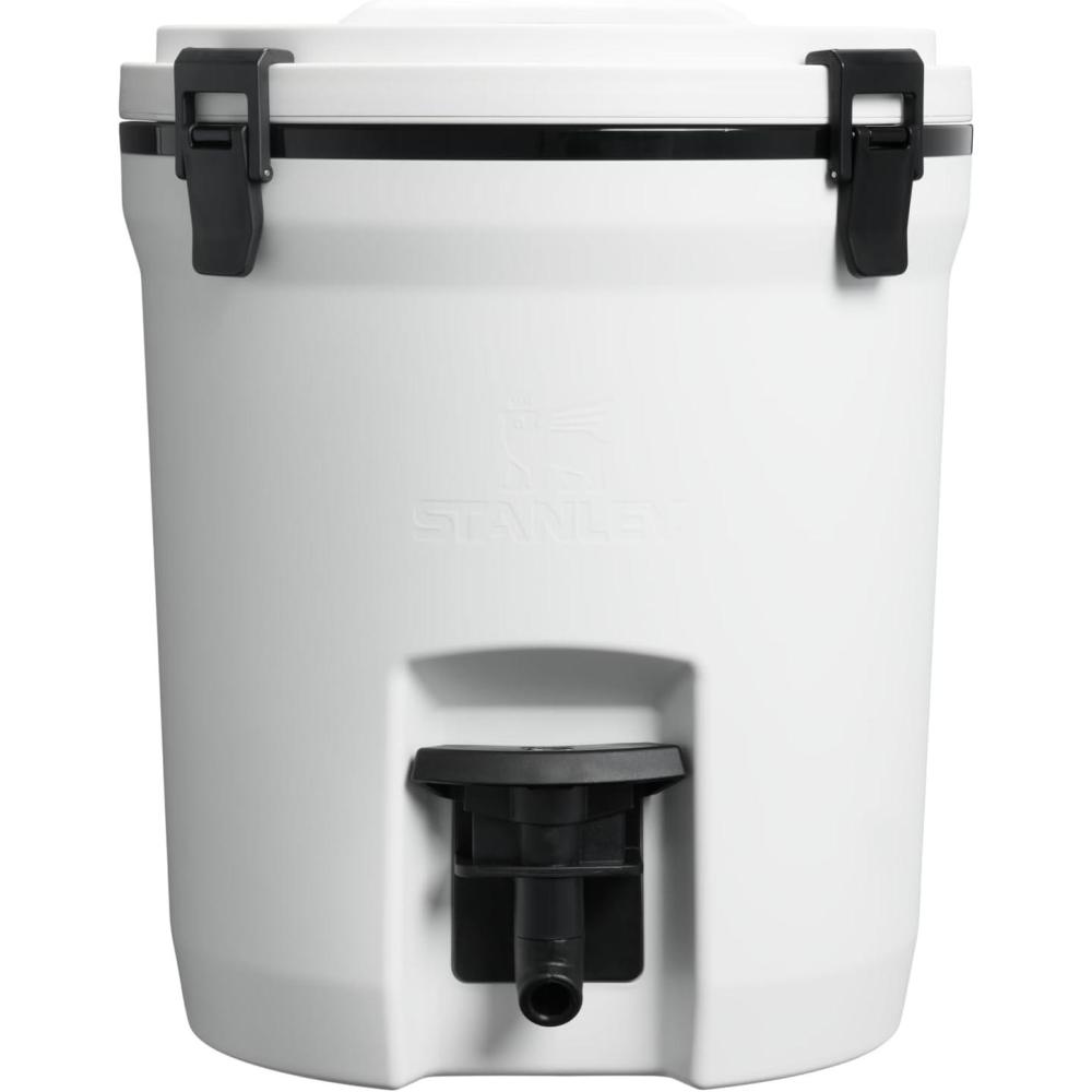 imageStanley Adventure Fast Flow Water Jug 2 Gallon Leakproof Ice Water Dispenser Insulated Beverage Cooler Easy Pour Spigot and Latched Foam Lid BPAFreeChalk
