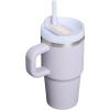 STANLEY Quencher H2.0 Tumbler with Handle and Straw 30 oz | Flowstate 3-Position Lid | Cup Holder Compatible for Travel | Insulated Stainless Steel Cup | BPA-Free | Spring Green(Purple Dust)