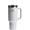 STANLEY Quencher H2.0 Tumbler with Handle and Straw 30 oz | Flowstate 3-Position Lid | Cup Holder Compatible for Travel | Insulated Stainless Steel Cup | BPA-Free | Soft Orchid(Fluted Ash Gloss)