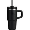 STANLEY Quencher H2.0 Tumbler with Handle and Straw 30 oz | Flowstate 3-Position Lid | Cup Holder Compatible for Travel | Insulated Stainless Steel Cup | BPA-Free | Soft Orchid(Black 2.0)