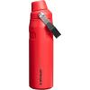 Stanley IceFlow Fast Flow Water Bottle 24 oz | Angled Spout Lid | Lightweight and Leakproof for Travel and Sports | Insulated Stainless Steel | BPA-Free | Chili Black