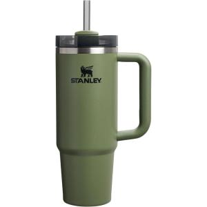 STANLEY Quencher H2.0 Tumbler with Handle and Straw 30 oz | Flowstate 3-Position Lid | Cup Holder Compatible for Travel | Insulated Stainless Steel Cup | BPA-Free | Soft Orchid(Dried Pine)