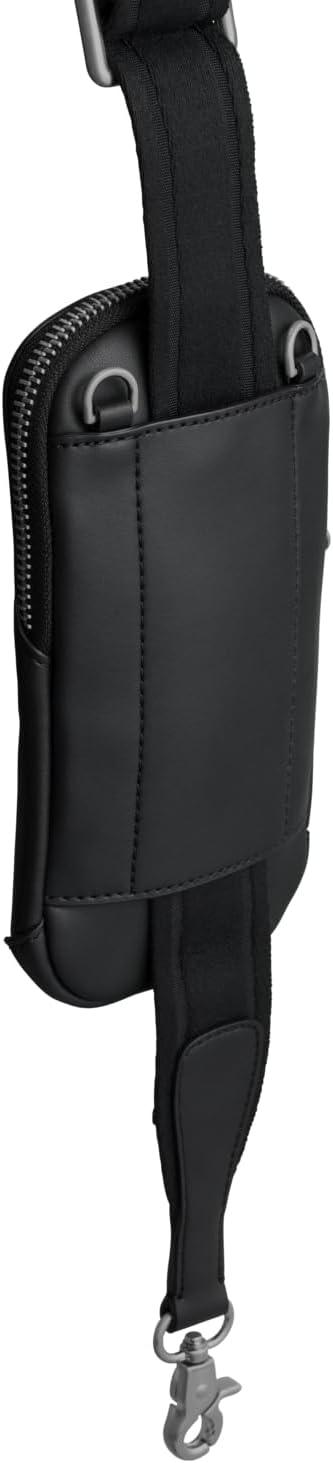 imageSTANLEY Cross Bottle Essentials Case Max Phone Wallet Keys Holder for Water Bottle Faux Leather Accessory PouchBlack