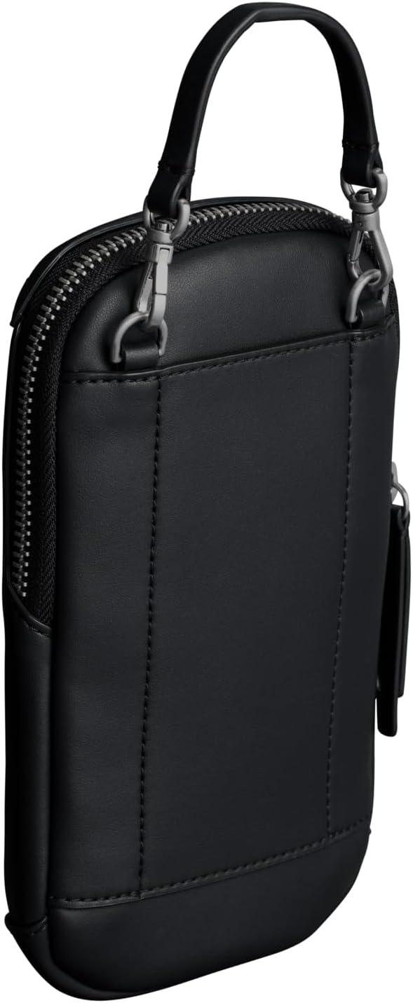 imageSTANLEY Cross Bottle Essentials Case Max Phone Wallet Keys Holder for Water Bottle Faux Leather Accessory PouchBlack