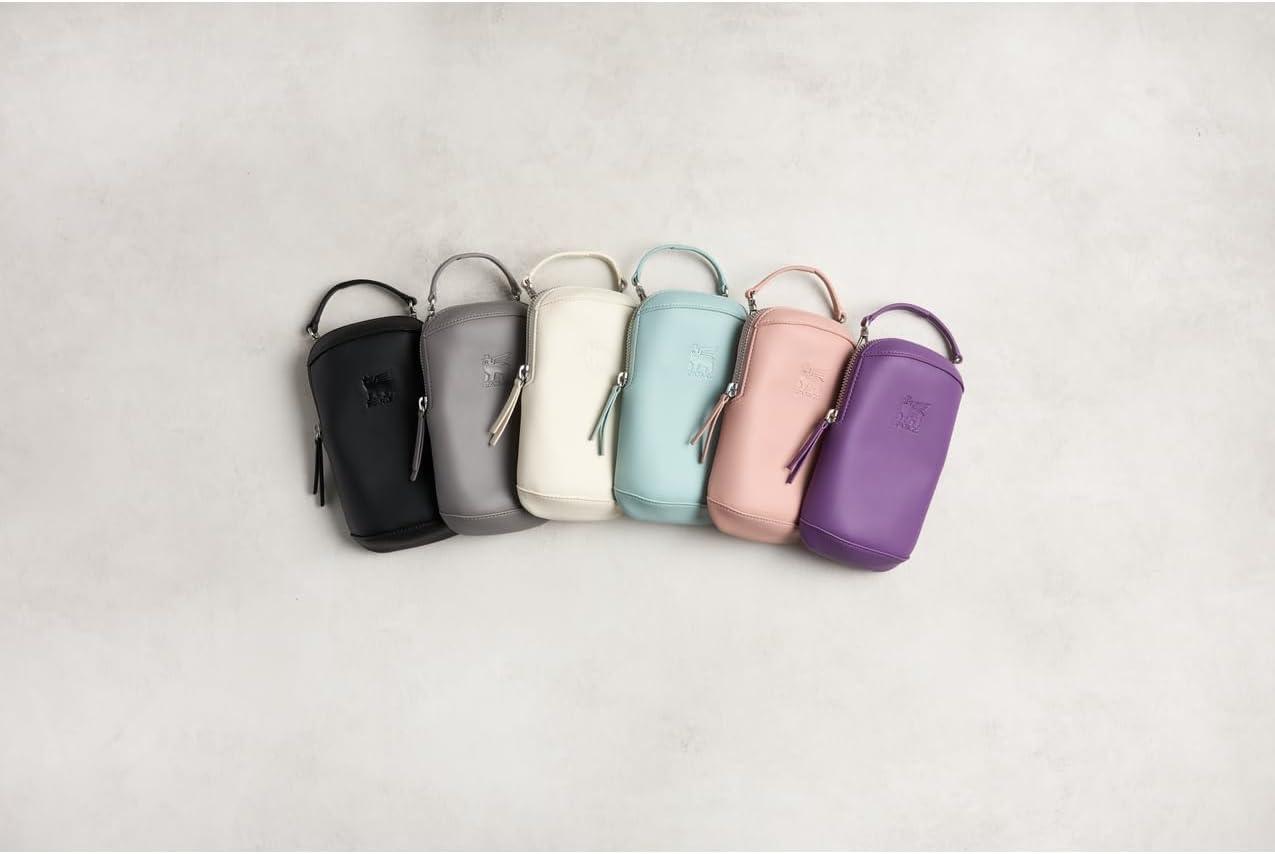 imageSTANLEY Cross Bottle Essentials Case Max Phone Wallet Keys Holder for Water Bottle Faux Leather Accessory PouchRose Quartz