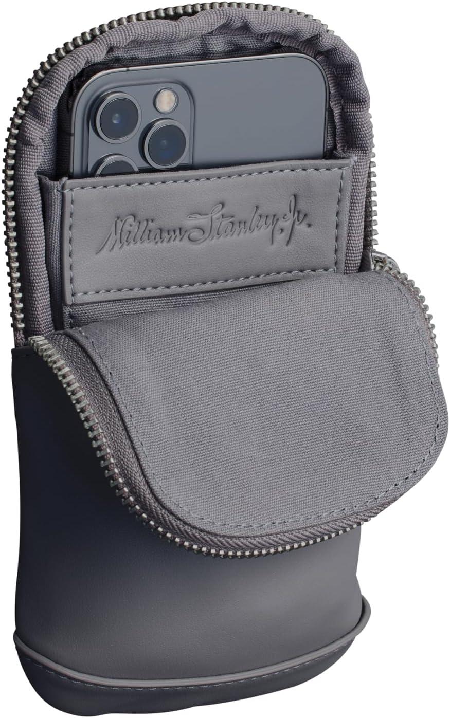 imageSTANLEY Cross Bottle Essentials Case Max Phone Wallet Keys Holder for Water Bottle Faux Leather Accessory PouchStone
