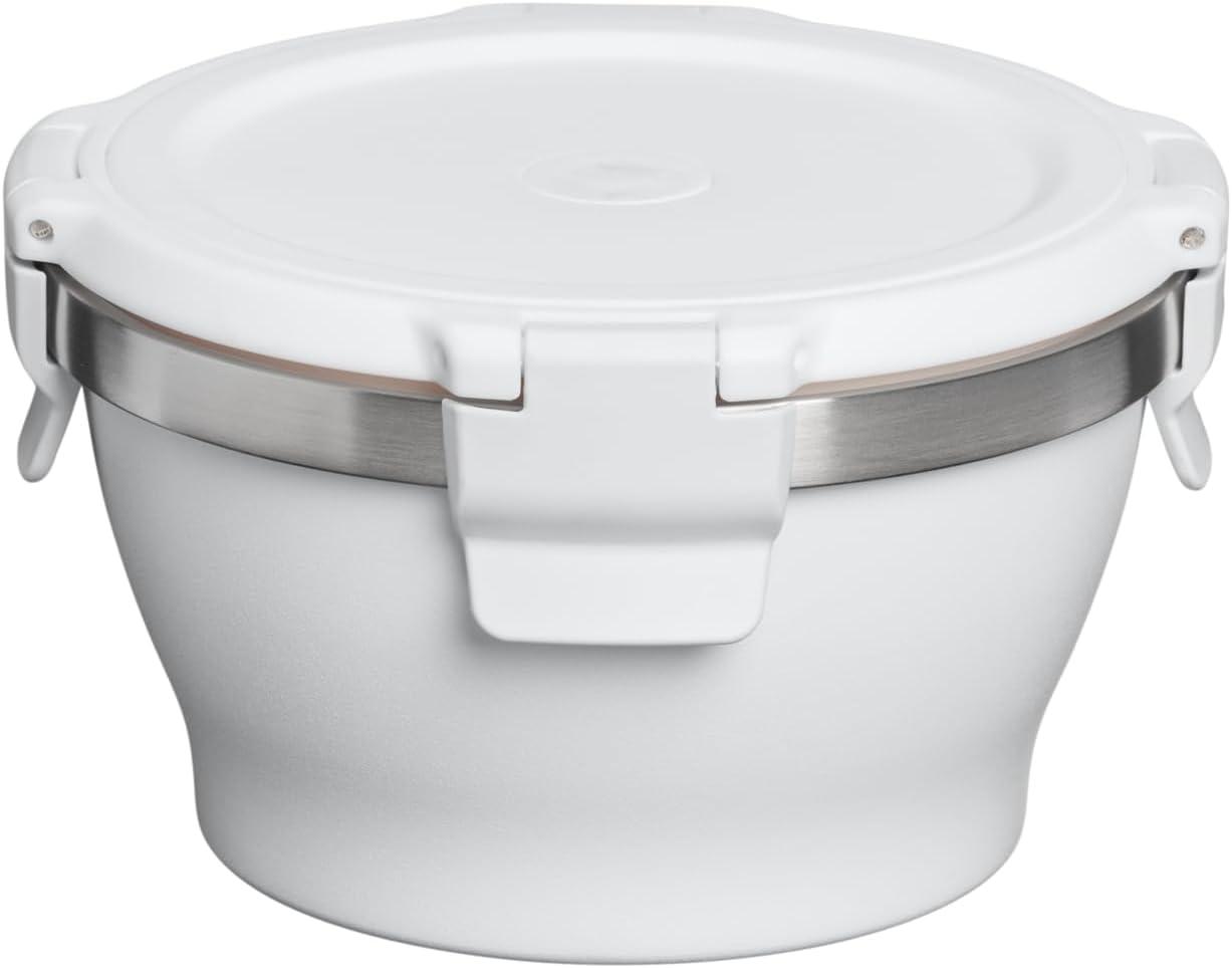 imageSTANLEY Adventure FreshtoTable Leakproof Bowl 1 qt Vacuum Insulated Food Container FreshVac Airtight Lid Packable for Lunch amp Meal Prep Stainless Steel BPAFree Dishwasher Safe FrostFrost