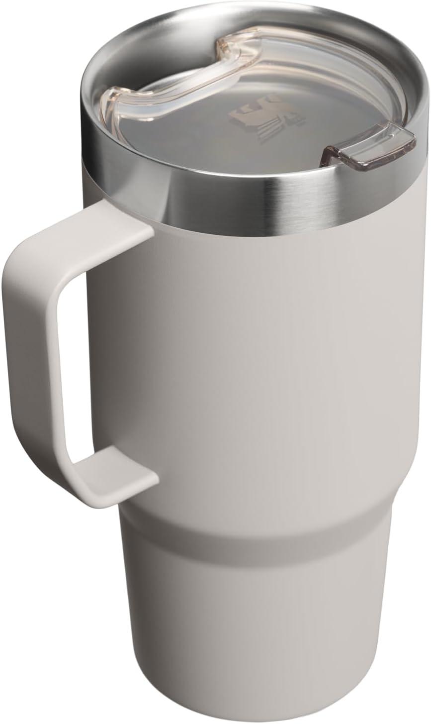 imageSTANLEY The Everyday Suburban Mug 24 oz Drink Through Lid Cup for Coffee Tea and Drinks Insulated Stainless Steel Coffee Mug BPAFree Coastal Teal GlossAsh
