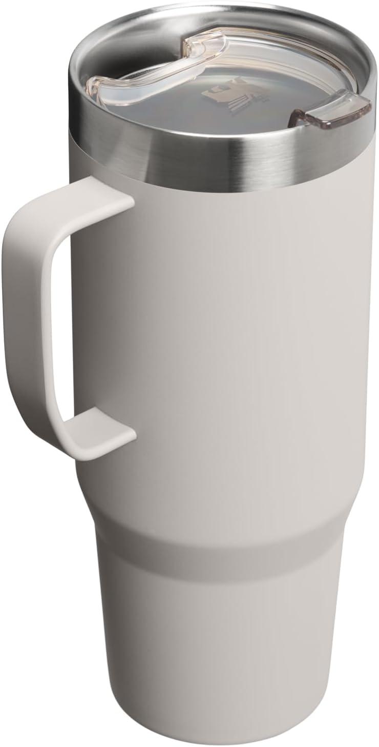 imageSTANLEY The Everyday Suburban Mug 24 oz Drink Through Lid Cup for Coffee Tea and Drinks Insulated Stainless Steel Coffee Mug BPAFree ToastAsh