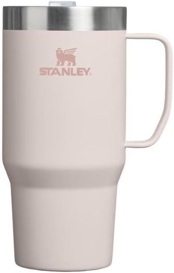 imageSTANLEY The Everyday Suburban Mug 24 oz Drink Through Lid Cup for Coffee Tea and Drinks Insulated Stainless Steel Coffee Mug BPAFree ToastRose Quartz