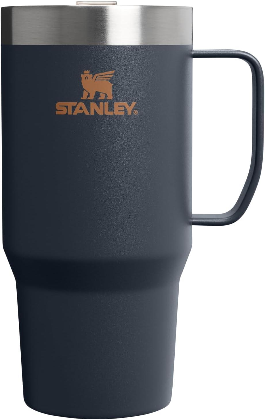 imageSTANLEY The Everyday Suburban Mug 24 oz Drink Through Lid Cup for Coffee Tea and Drinks Insulated Stainless Steel Coffee Mug BPAFree ToastTwilight