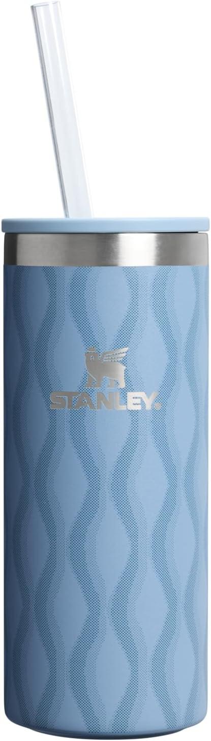 imageStanley Everyday Can Cooler Cup Beer Seltzers Soda and Energy Drinks Doubles as Tumbler Insulated Stainless Steel Drink Holder BPAFreeSlate Blue Drift
