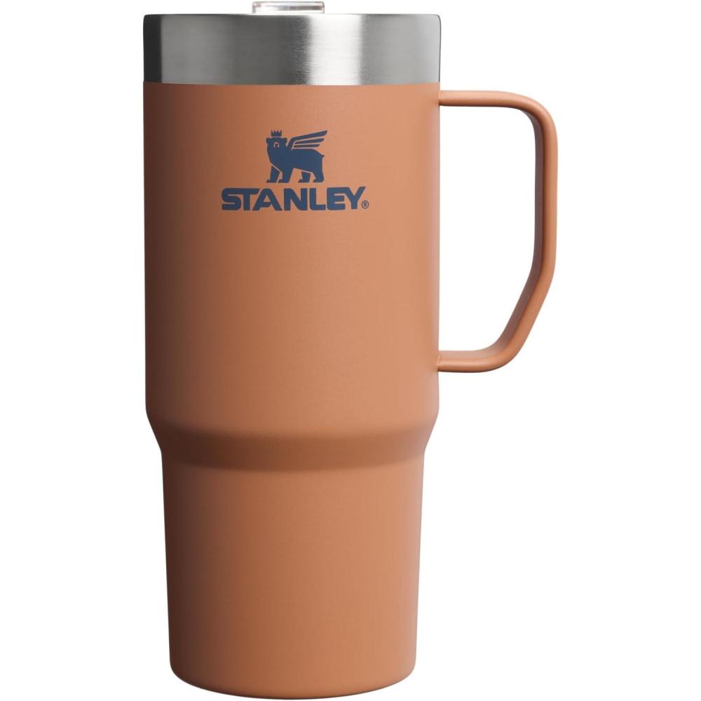 imageSTANLEY The Everyday Suburban Mug  24 oz  Drink Through Lid  Cup for Coffee Tea and Drinks  Insulated Stainless Steel Coffee Mug  BPAFree  Coastal Teal GlossToast