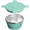 STANLEY Adventure Fresh-to-Table Leakproof Bowl 1 qt | Vacuum Insulated Food Container | FreshVac Airtight Lid | Packable for Lunch & Meal Prep | Stainless Steel | BPA-Free | Dishwasher Safe | Frost(Spring Green)