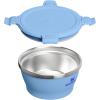 STANLEY Adventure Fresh-to-Table Leakproof Bowl 1 qt | Vacuum Insulated Food Container | FreshVac Airtight Lid | Packable for Lunch & Meal Prep | Stainless Steel | BPA-Free | Dishwasher Safe | Frost(Blue Sky)