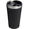 STANLEY Everyday Tumbler | Press Fit Drink Through Lid | Beverage, Coffee, and Cocktail Cup | Insulated Stainless Steel Wine Glass | BPA-Free(Black 2.0)