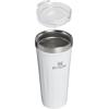 STANLEY Everyday Tumbler | Press Fit Drink Through Lid | Beverage, Coffee, and Cocktail Cup | Insulated Stainless Steel Wine Glass | BPA-Free(Frost)