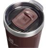 STANLEY Everyday Tumbler | Press Fit Drink Through Lid | Beverage, Coffee, and Cocktail Cup | Insulated Stainless Steel Wine Glass | BPA-Free(Mahogany Grid)