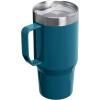 STANLEY The Everyday Suburban Mug | 24 oz | Drink Through Lid | Cup for Coffee, Tea and Drinks | Insulated Stainless Steel Coffee Mug | BPA-Free | Coastal Teal Gloss(Coastal Teal Gloss)